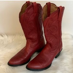 Ariat Red Heritage Western Boots Sz-7